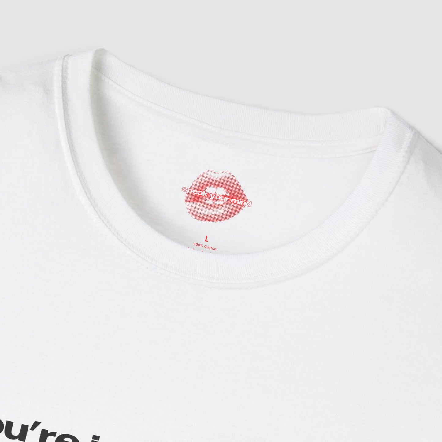 "You're Just Like Math, And I Hate Math." | Text Only | T-Shirt