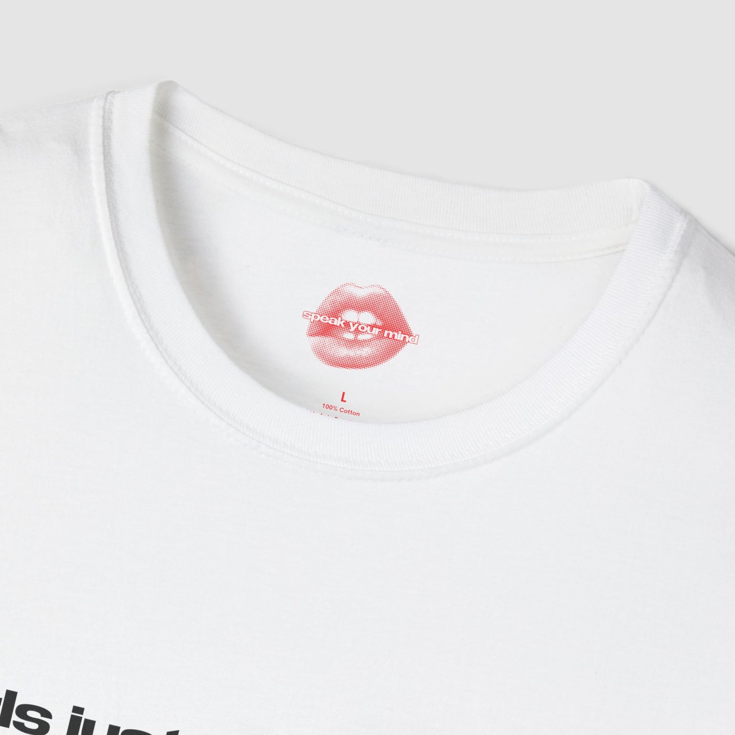 "Girls Just Wanna Have Fundamental Rights." | Text Only | T-Shirt