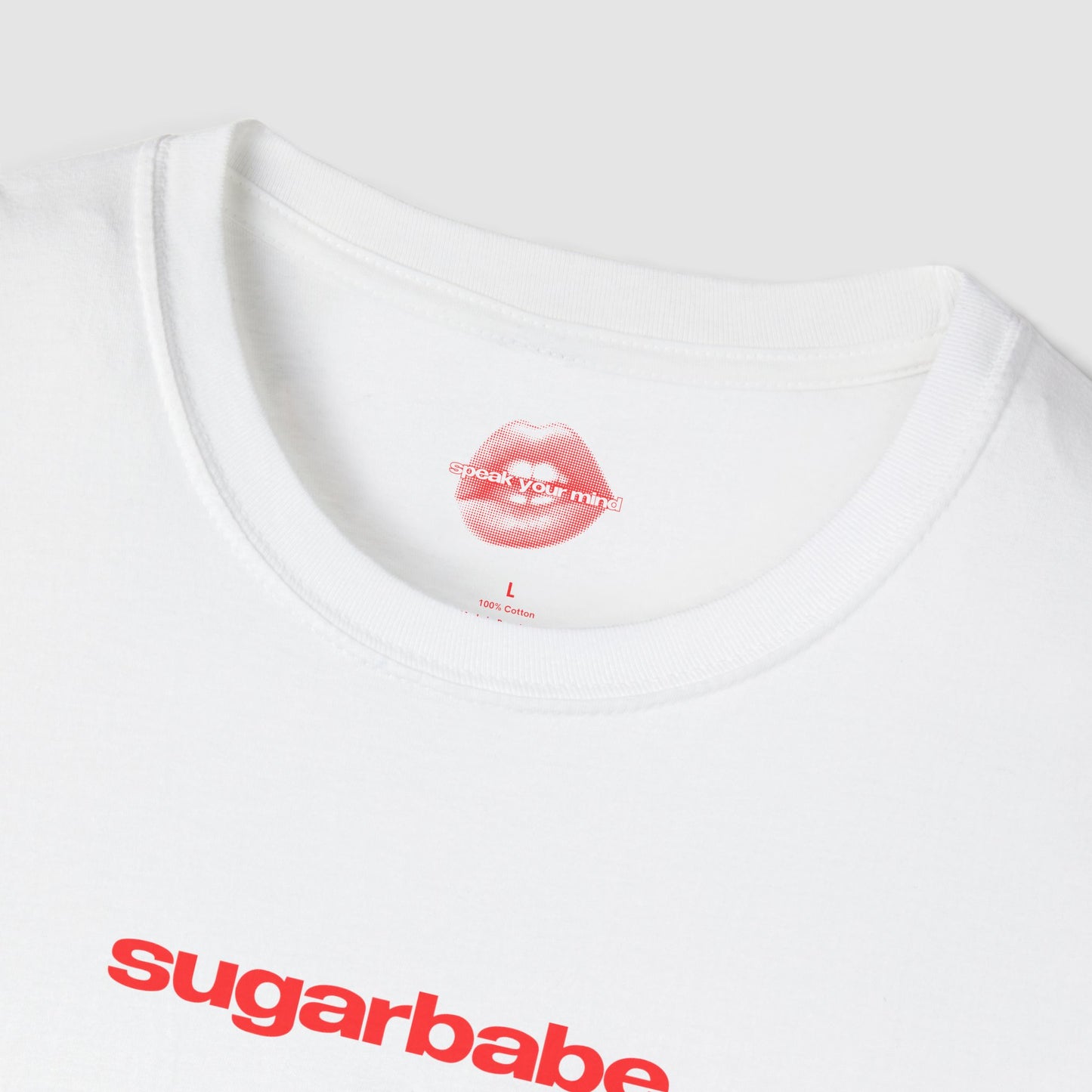 "Sugarbabe." | Text Only | T-Shirt