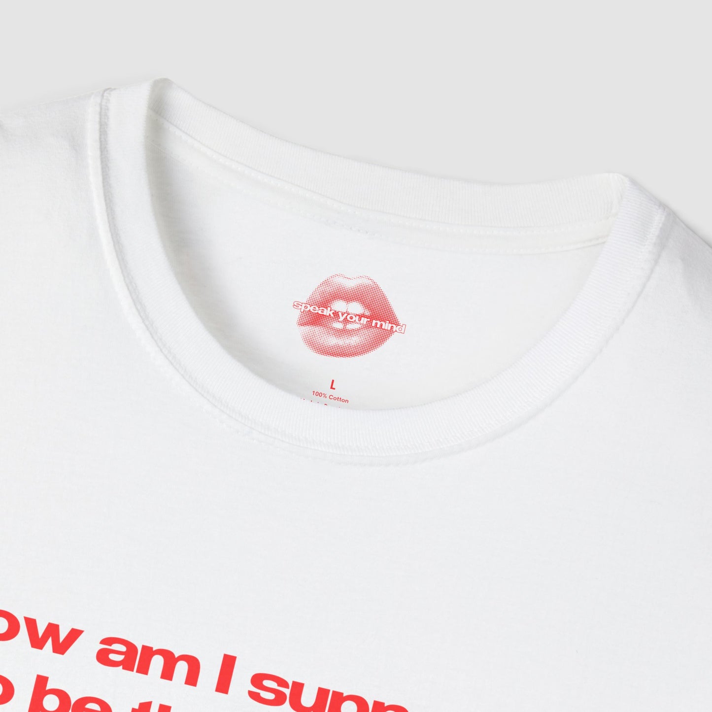 "How Am I Supposed To Be The Moment, When The Moment Sucks." | Text Only | T-Shirt