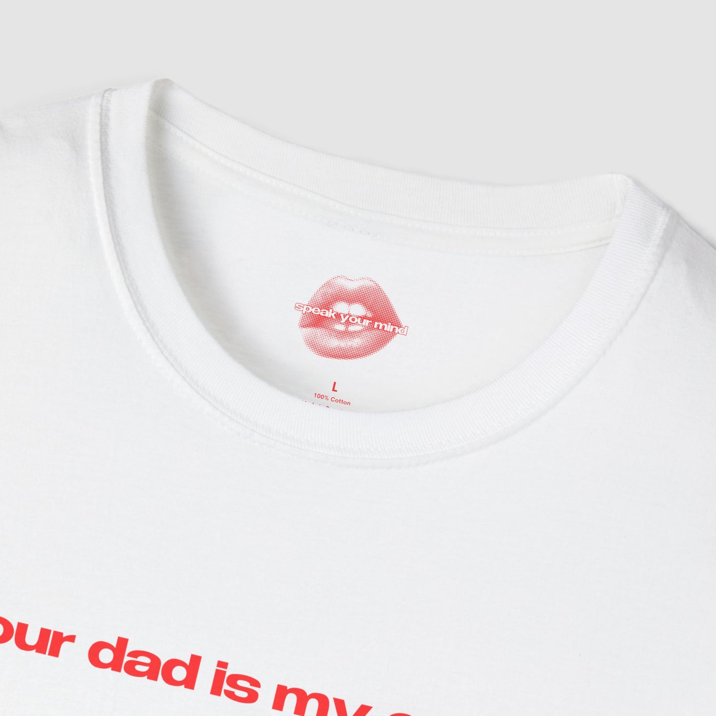 "Your Dad Is My Cardio." | Text Only | T-Shirt