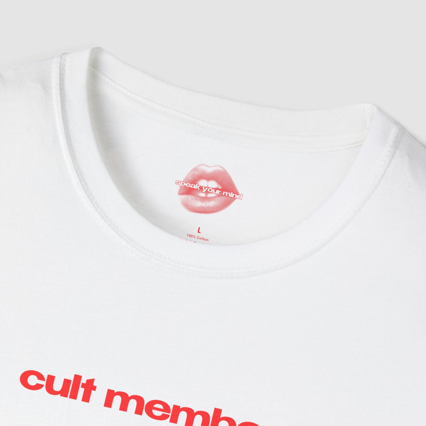 "Cult Member." | Text Only | T-Shirt
