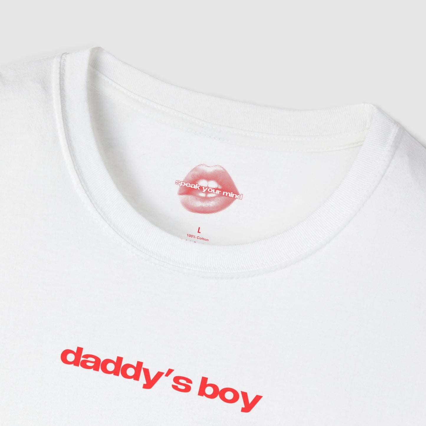 ”Daddy’s Boy” | Text Only | T-Shirt