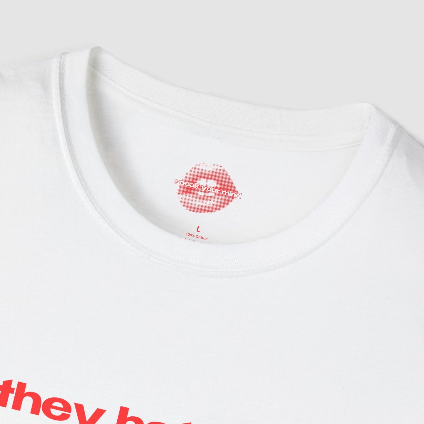 "They Hate Us, Cause They Ain't Us." | Text Only | T-Shirt