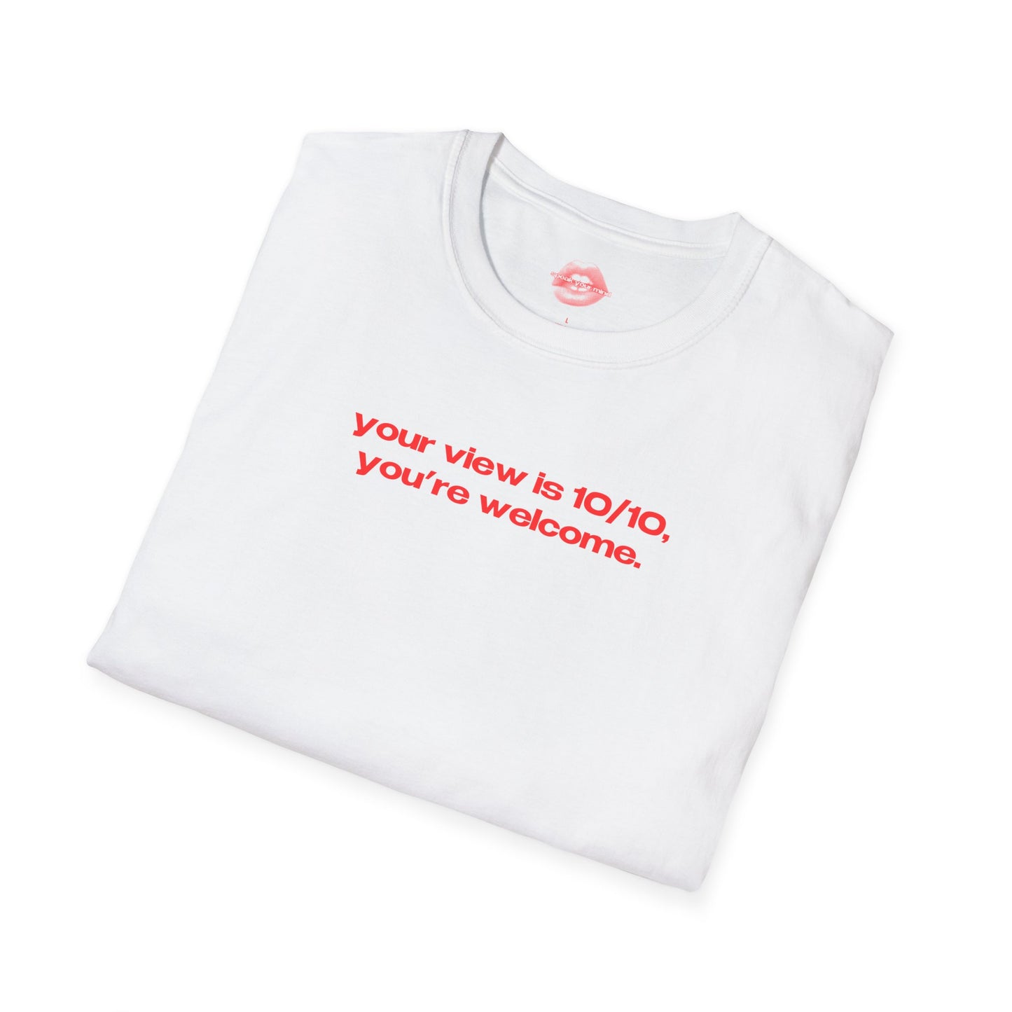 "Your View Is 10/10, You're Welcome." | Text Only | T-Shirt