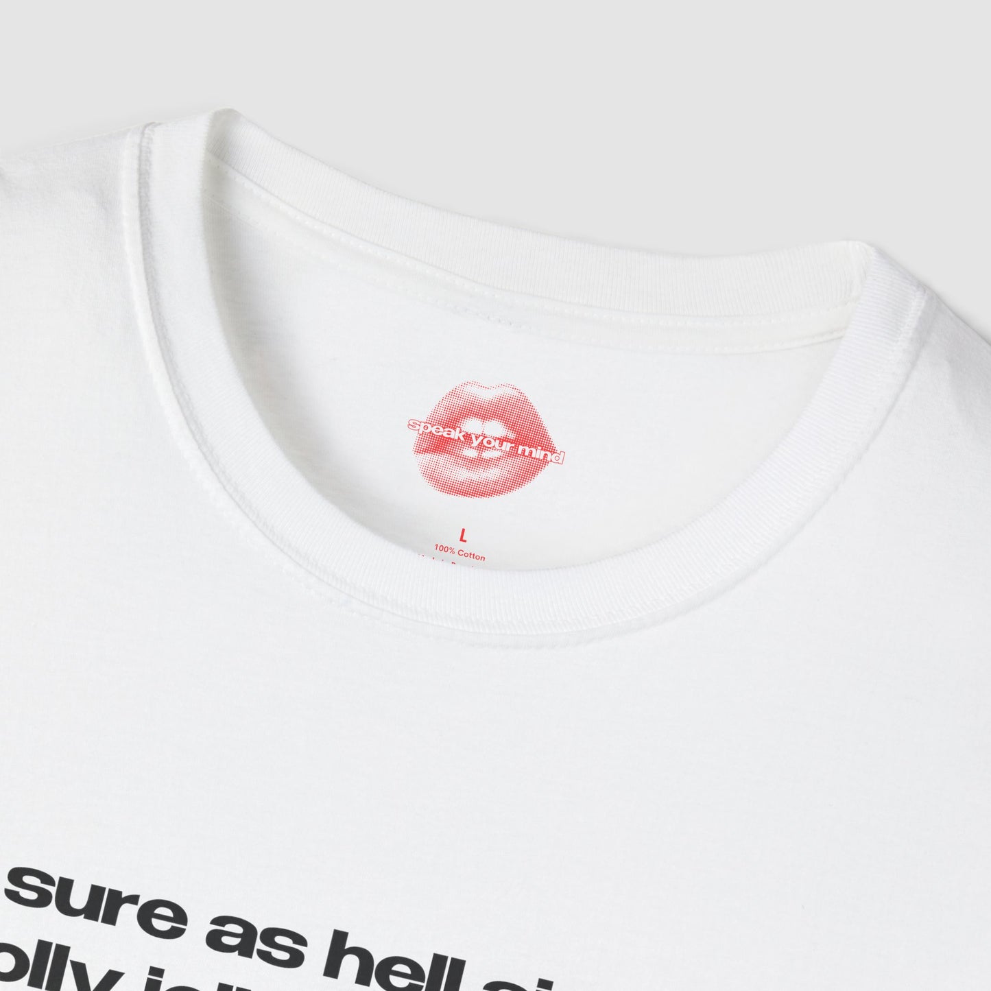 "It Sure As Hell Ain't No Holly Jolly Christmas." | Text Only | T-Shirt