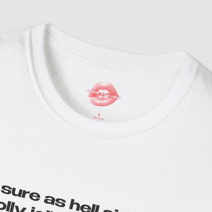 "It Sure As Hell Ain't No Holly Jolly Christmas." | Text Only | T-Shirt