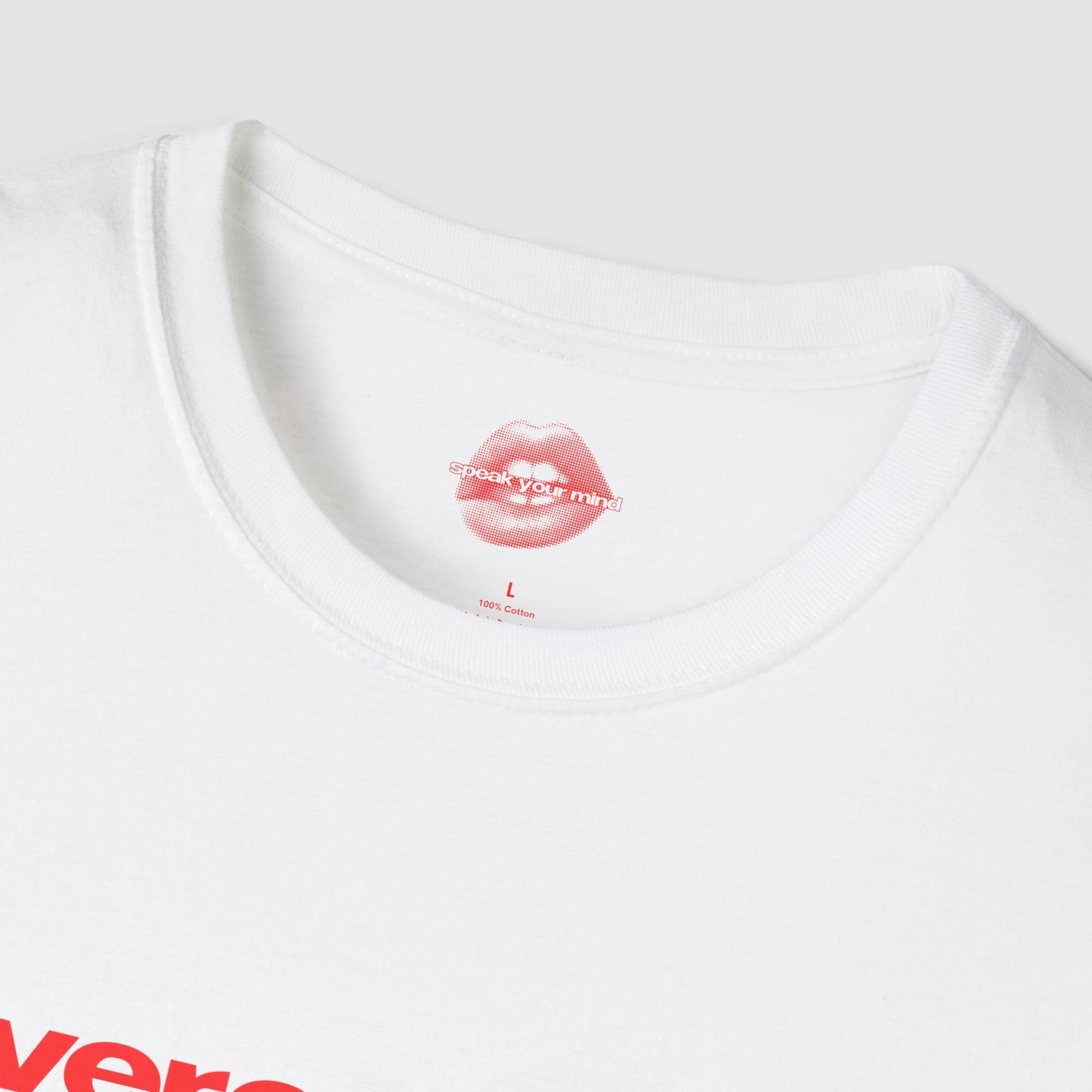 "Overeating & Undereaten" | Text Only | T-Shirt