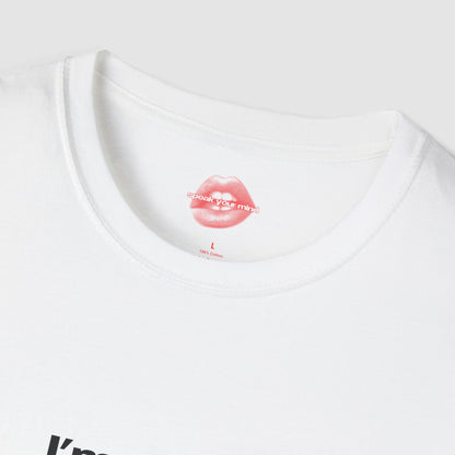 "I'm A Lady, But Also A Bitch If Necessary." | Text Only | T-Shirt
