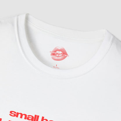 "Small Boobs Big Dreams” | Text Only | T-Shirt