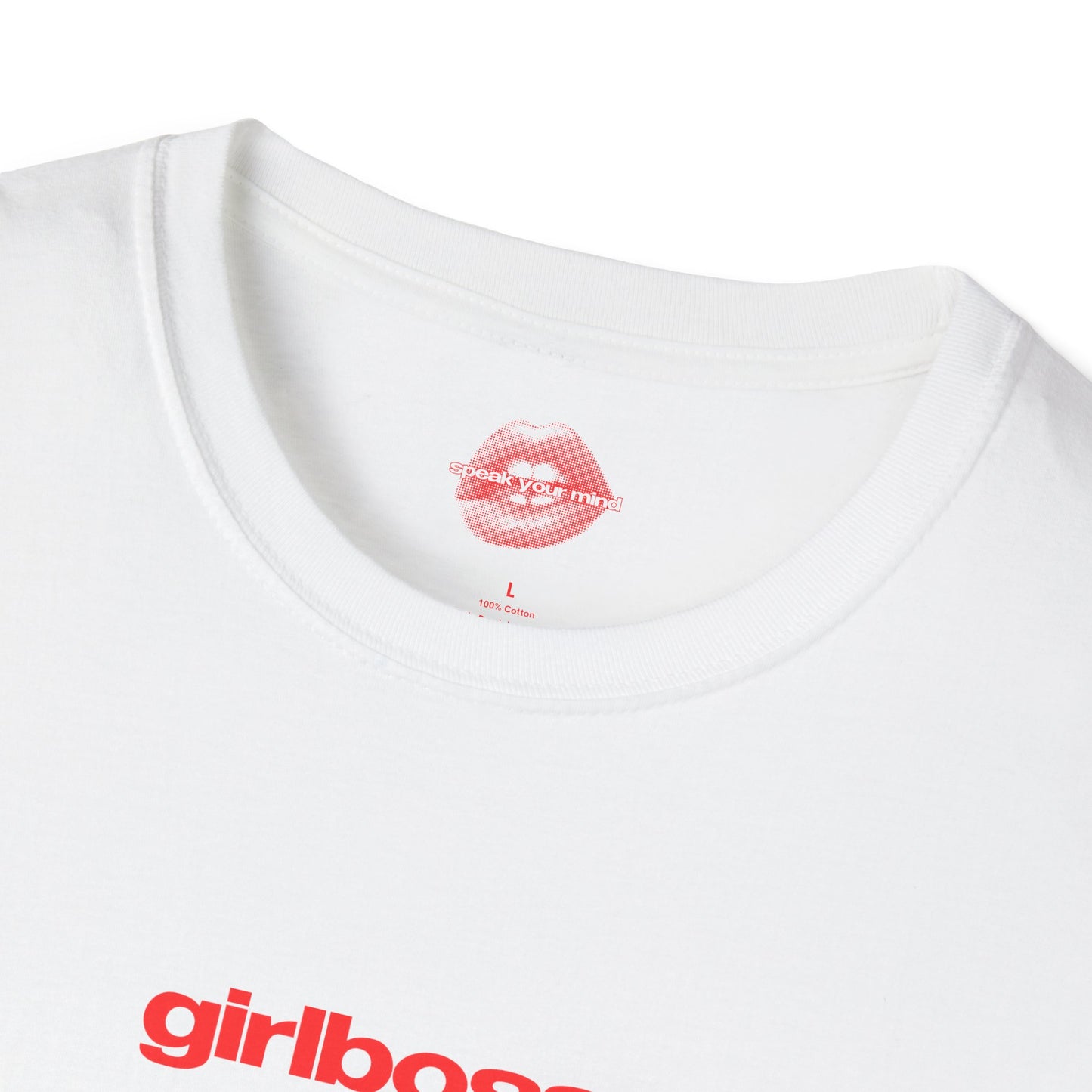 "Girlboss." | Text Only | T-Shirt