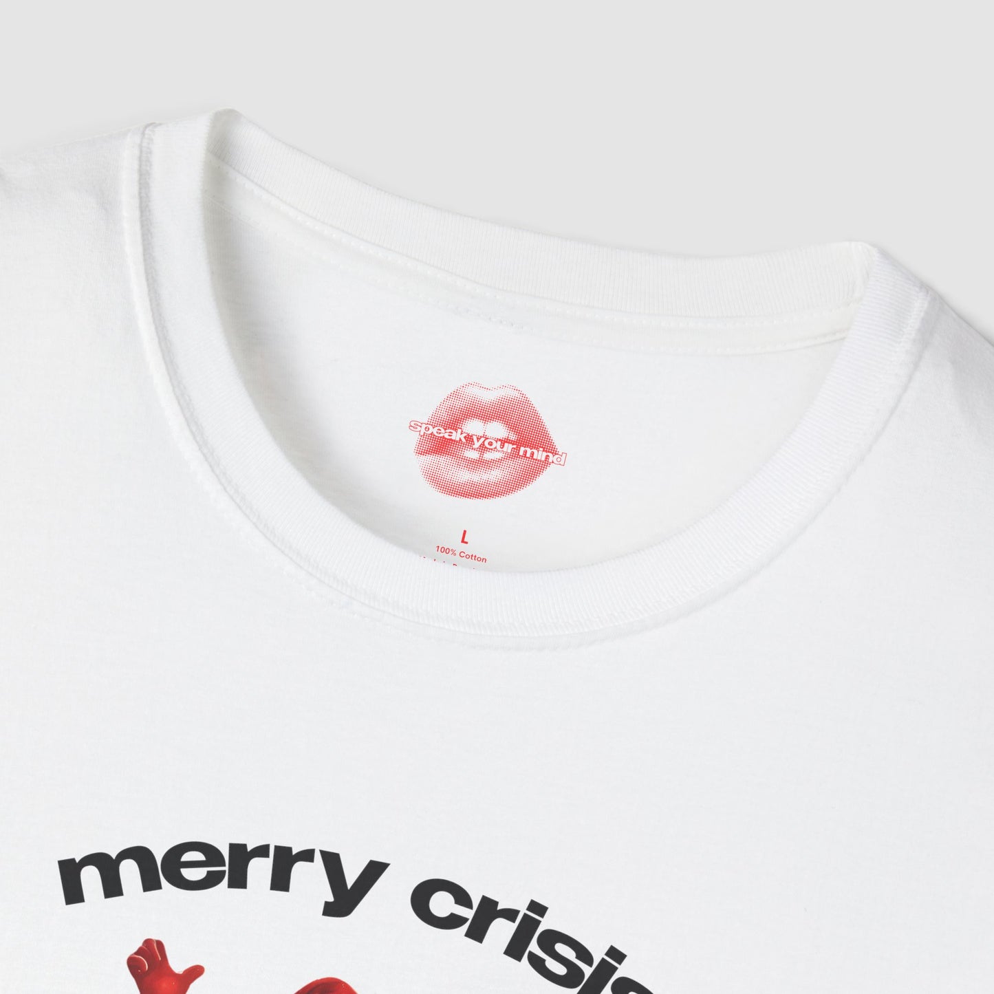 "Merry Crisis And Happy New Fear." | Dancing Santa | T-Shirt