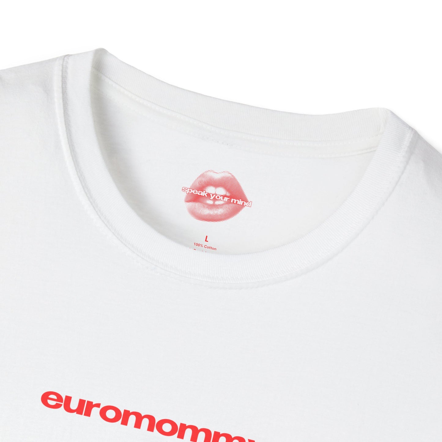 "Euromommy." | Text Only | T-Shirt