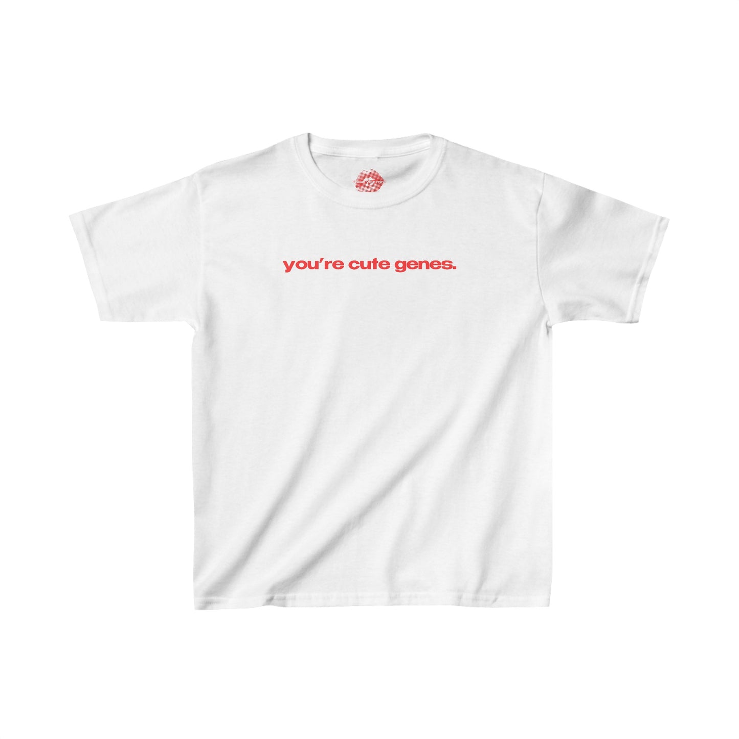 "You're Cute Genes." | Text Only | Baby Tee