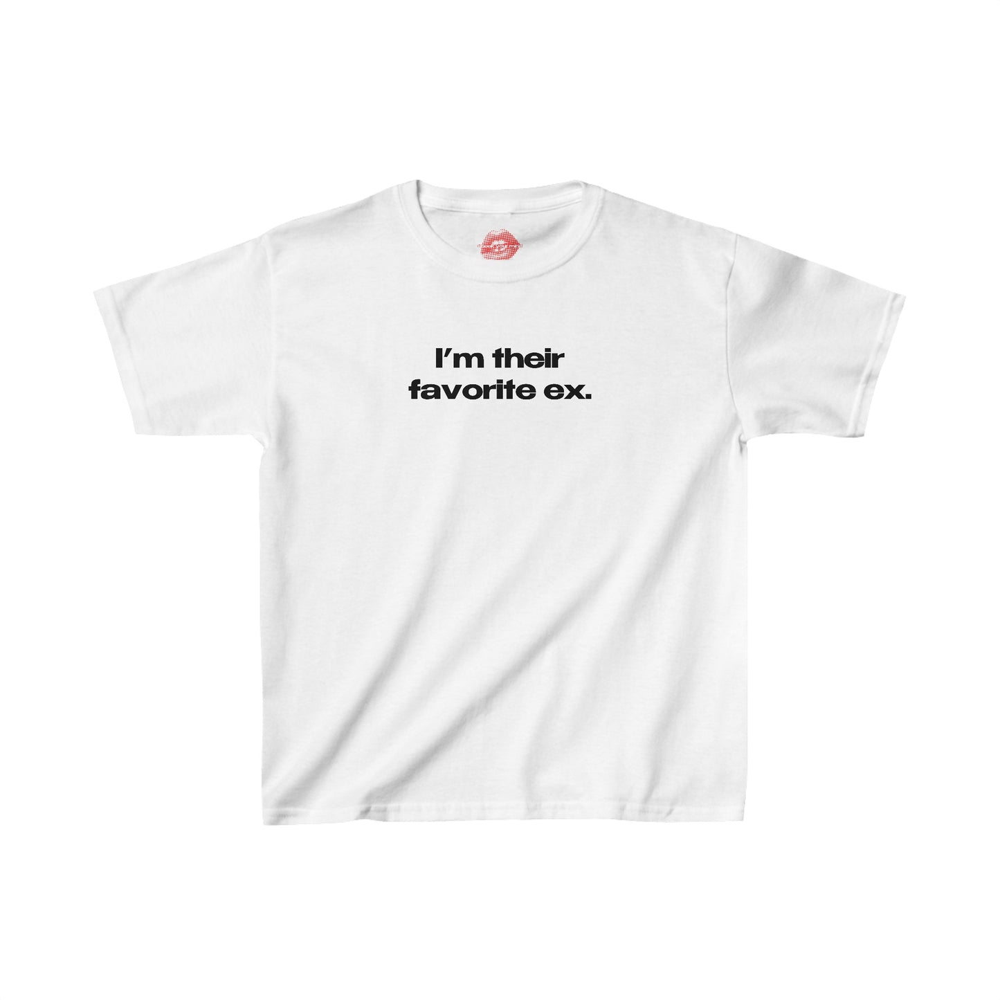 "I'm Their Favorite Ex." | Text Only | Baby Tee