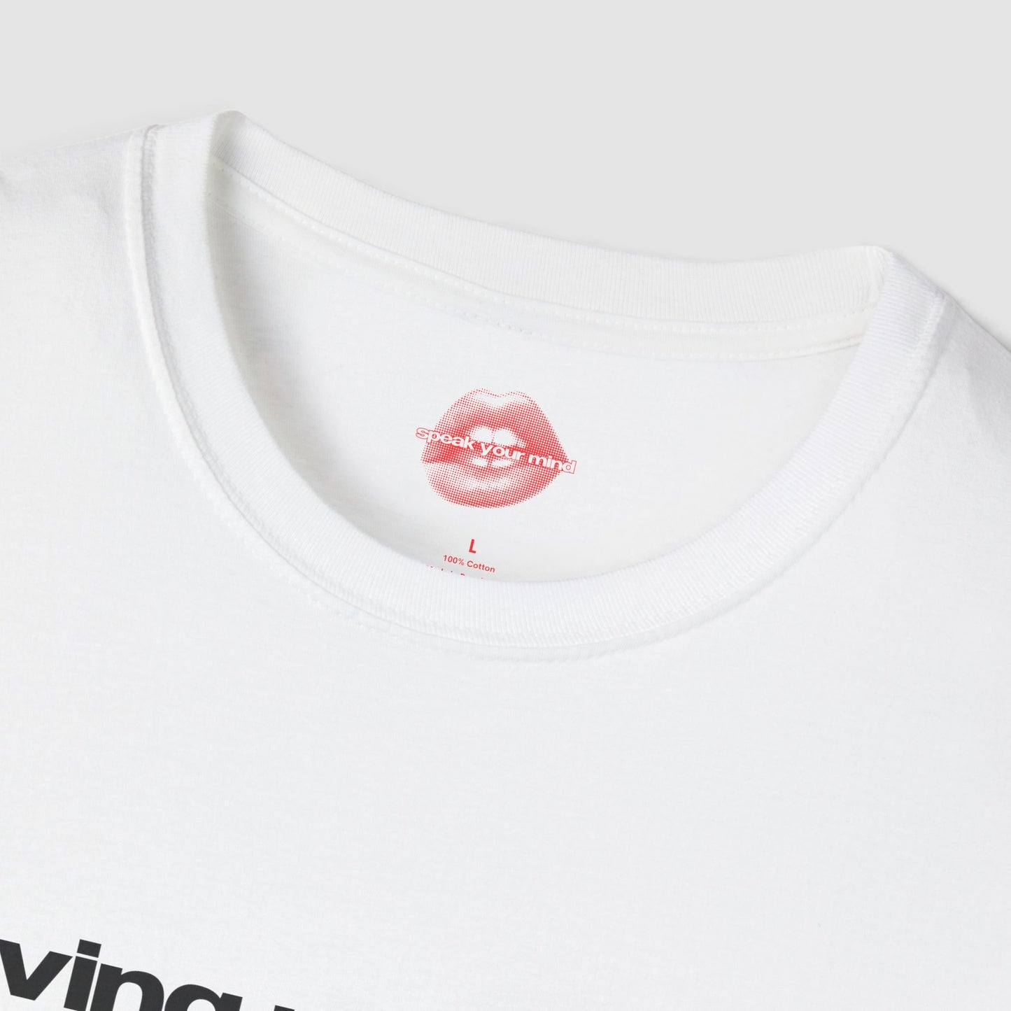 "Living My Best Fucking Life." | Text Only | T-Shirt