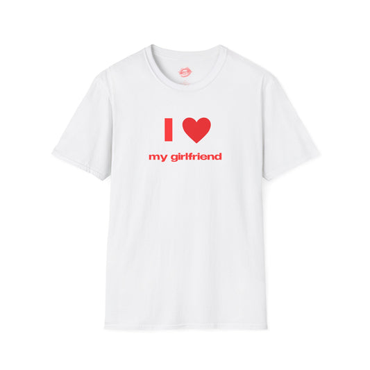 "I Love My Girlfriend." | Heart | T-Shirt