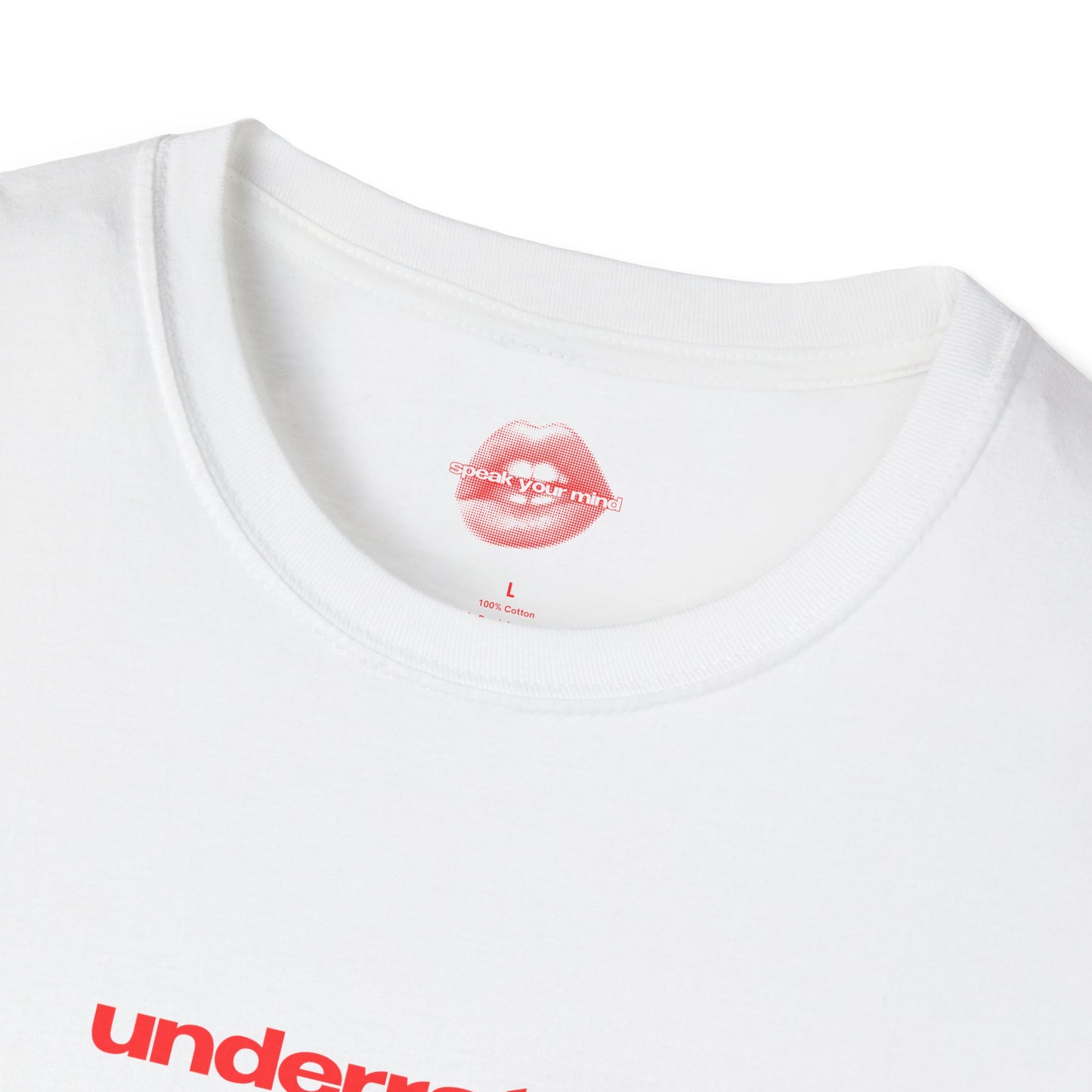 "Underrated." | Text Only | T-Shirt