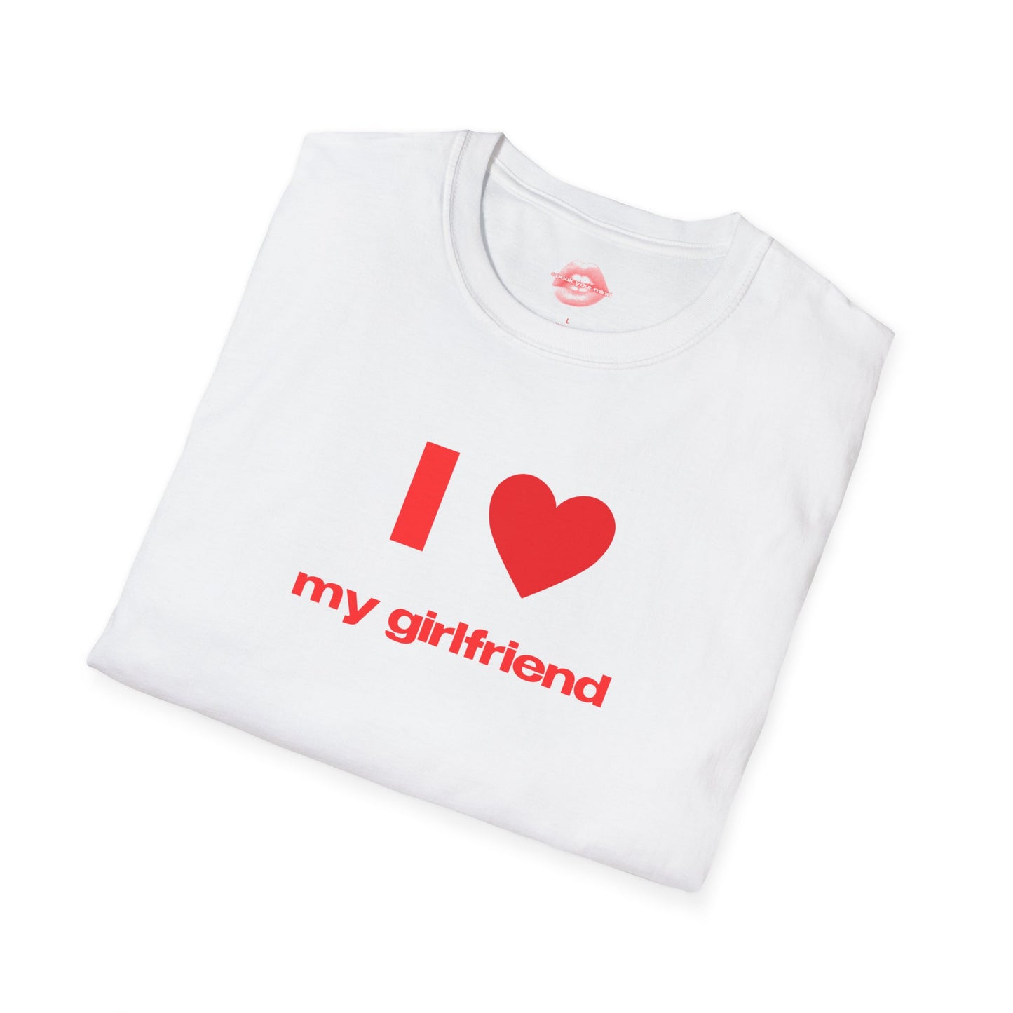 "I Love My Girlfriend." | Heart | T-Shirt