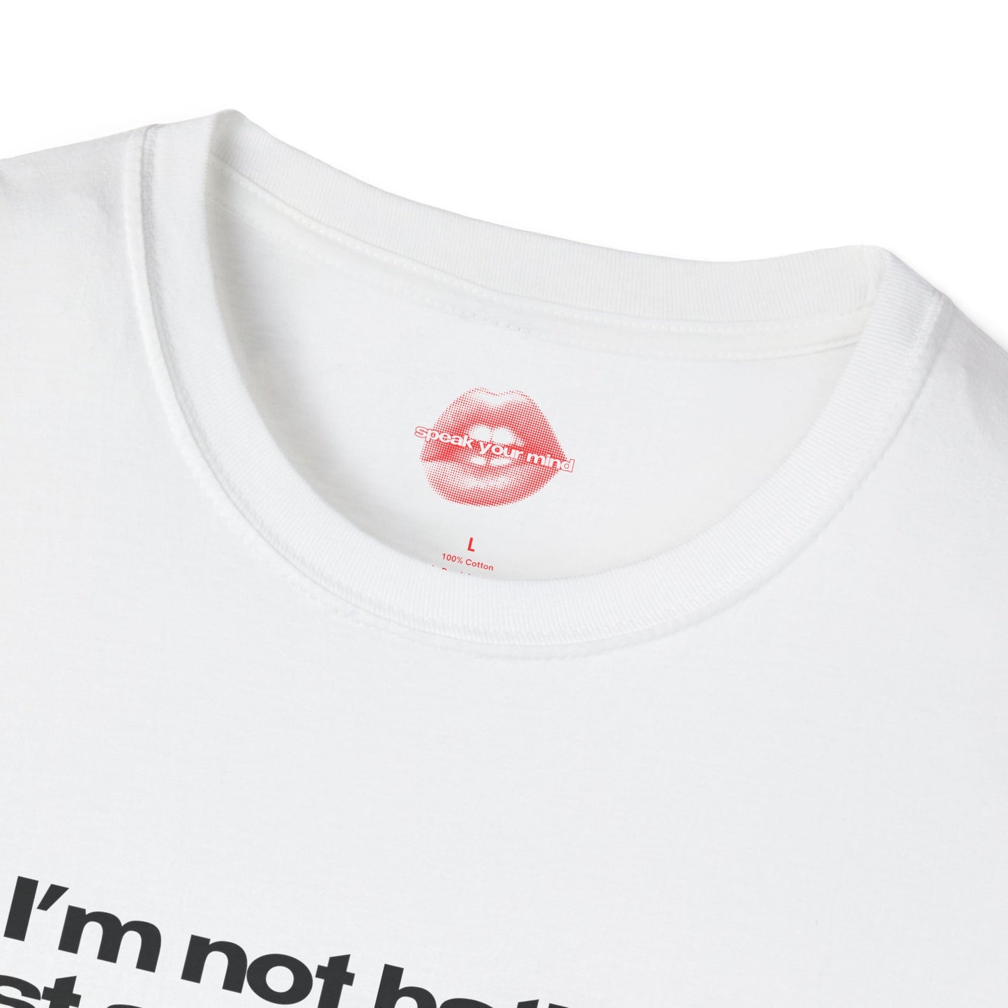 "I'm Not Hating, Just Spitting Facts." | Text Only | T-Shirt