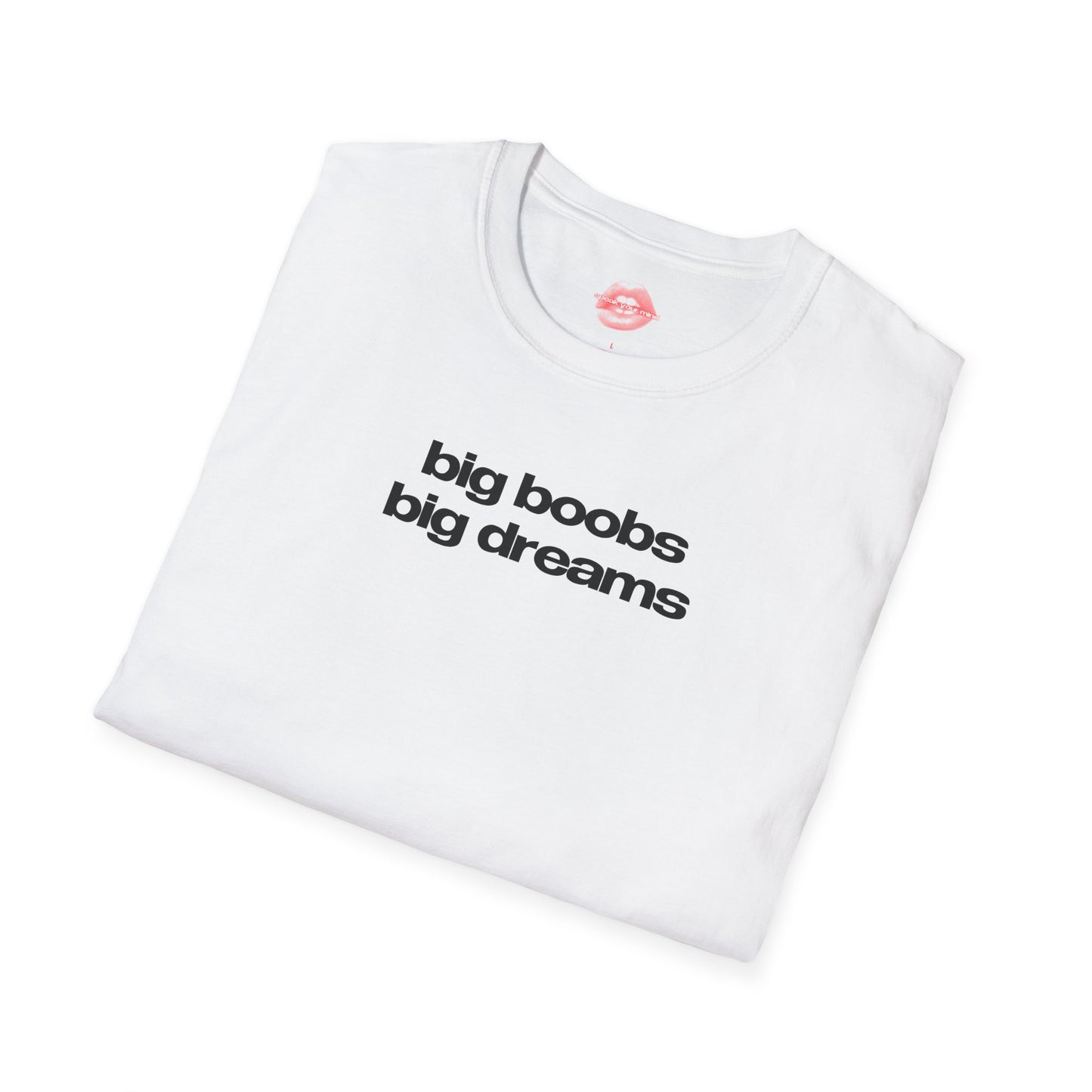 ”Big Boobs Big Dreams” | Text Only | T-Shirt