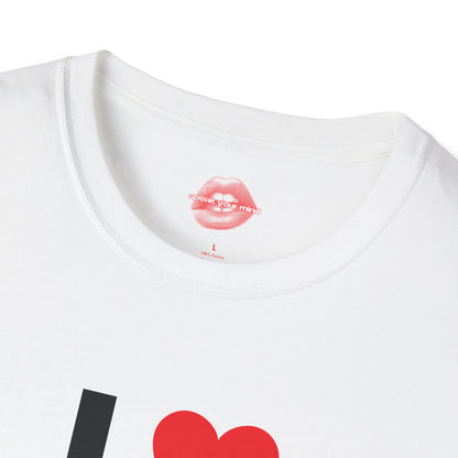 "I Love Hot Dads." | Heart | T-Shirt