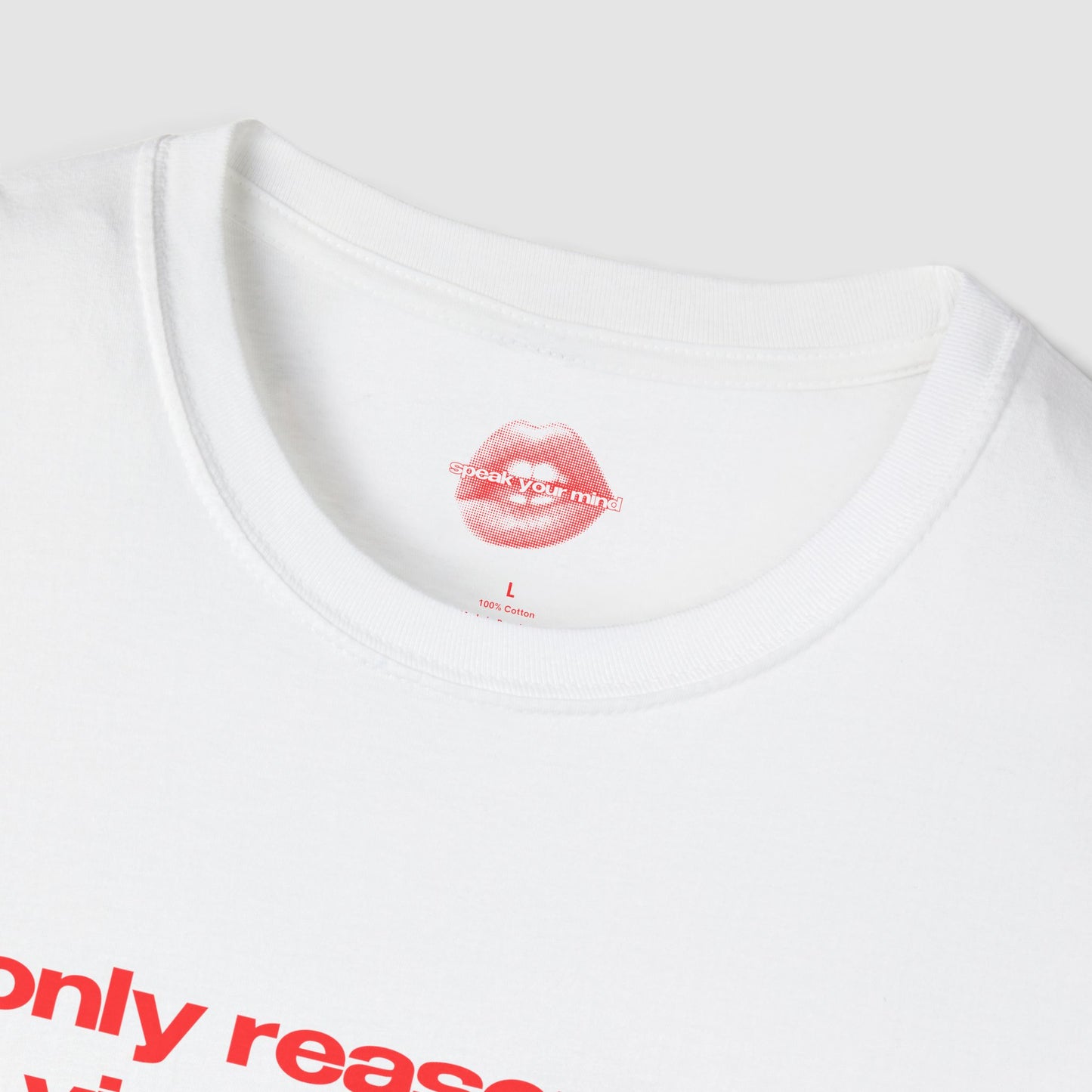 "Only Reason I'm A Virgin Is Cause I Never Lose." | Text Only | T-Shirt