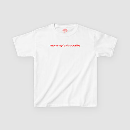 "Mommy's Favourite" | Text Only | Baby Tee