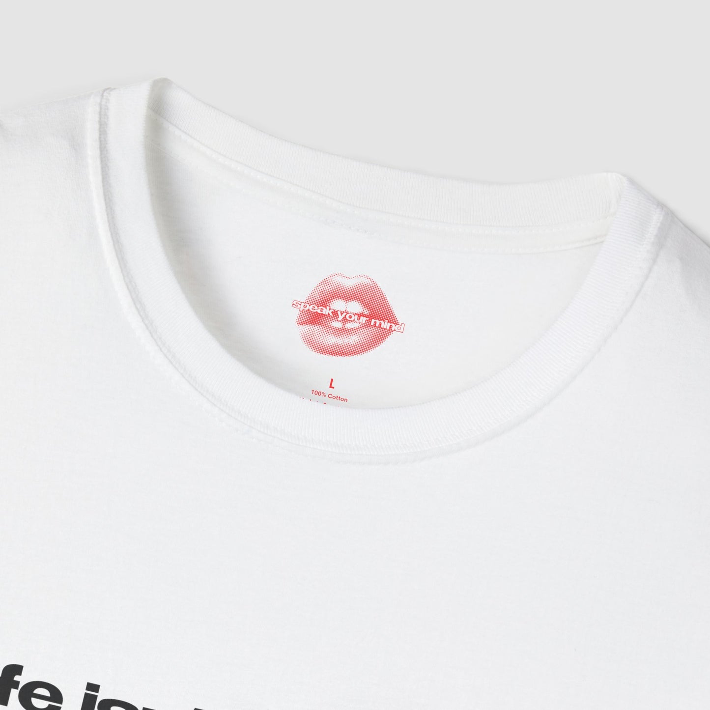 "Life Isn't Perfect, But At Least I Am." | Text Only | T-Shirt