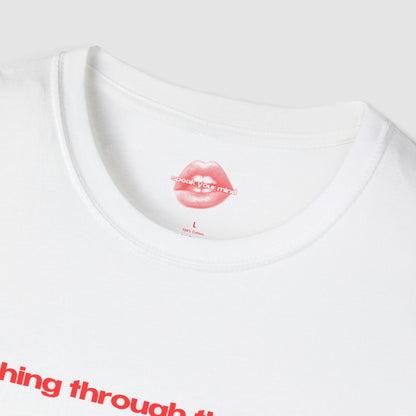 "Dashing Through The Stress." | Text Only | T-Shirt