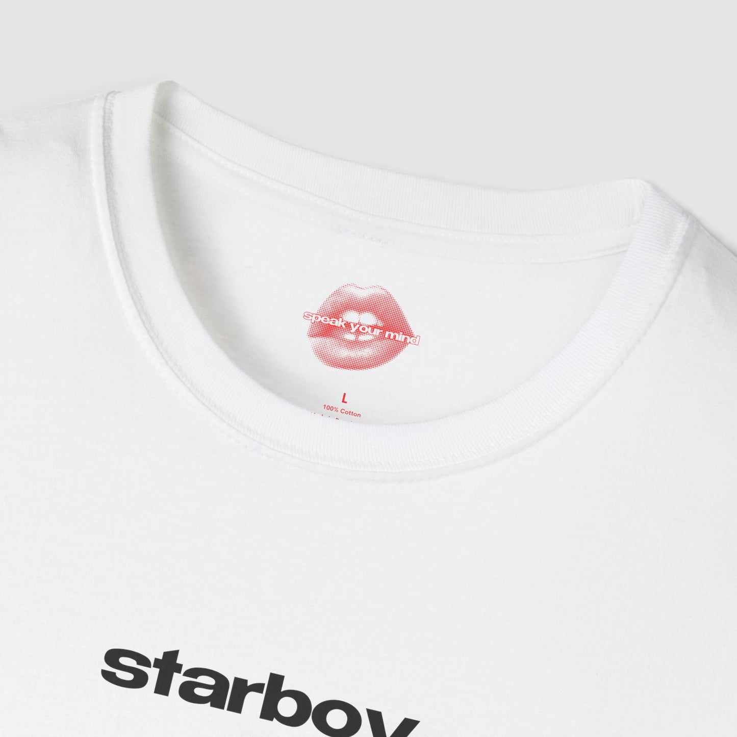 "Starboy." | Text Only | T-Shirt