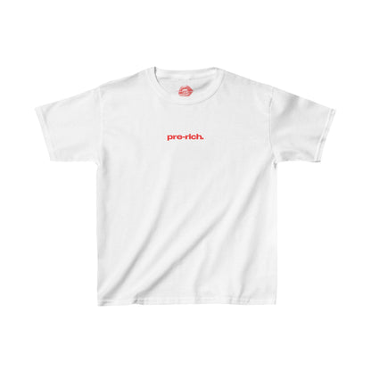 "Pre-Rich." | Text Only | Baby Tee