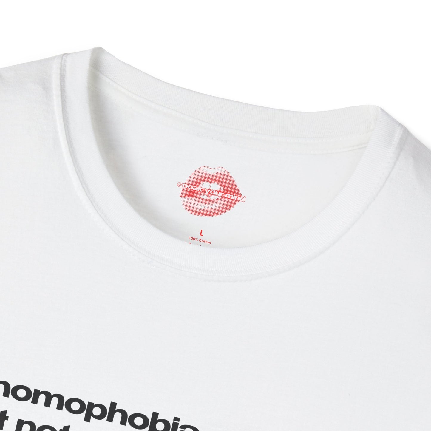 "Homophobia Sucks, But Not As Good As I Do." | Text Only | T-Shirt