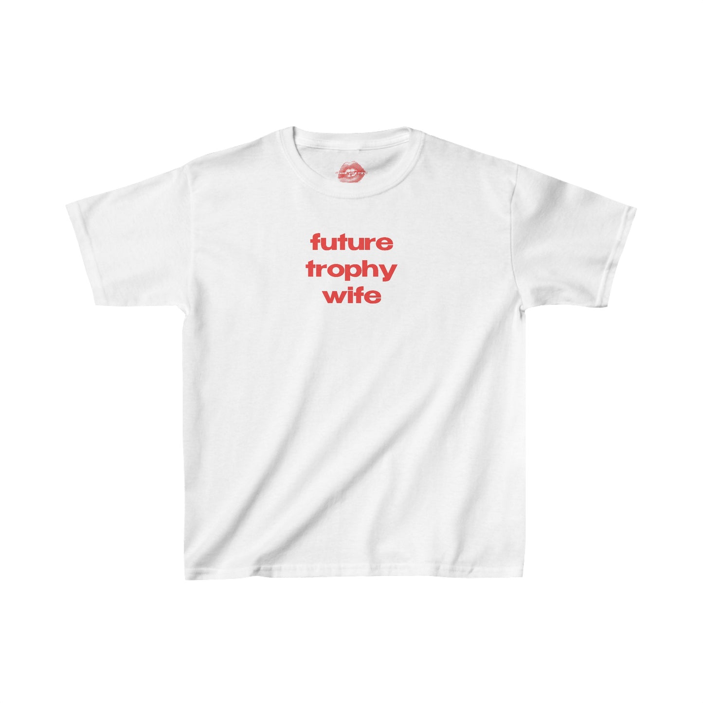 "Future Trophy Wife" | Text Only | Baby Tee