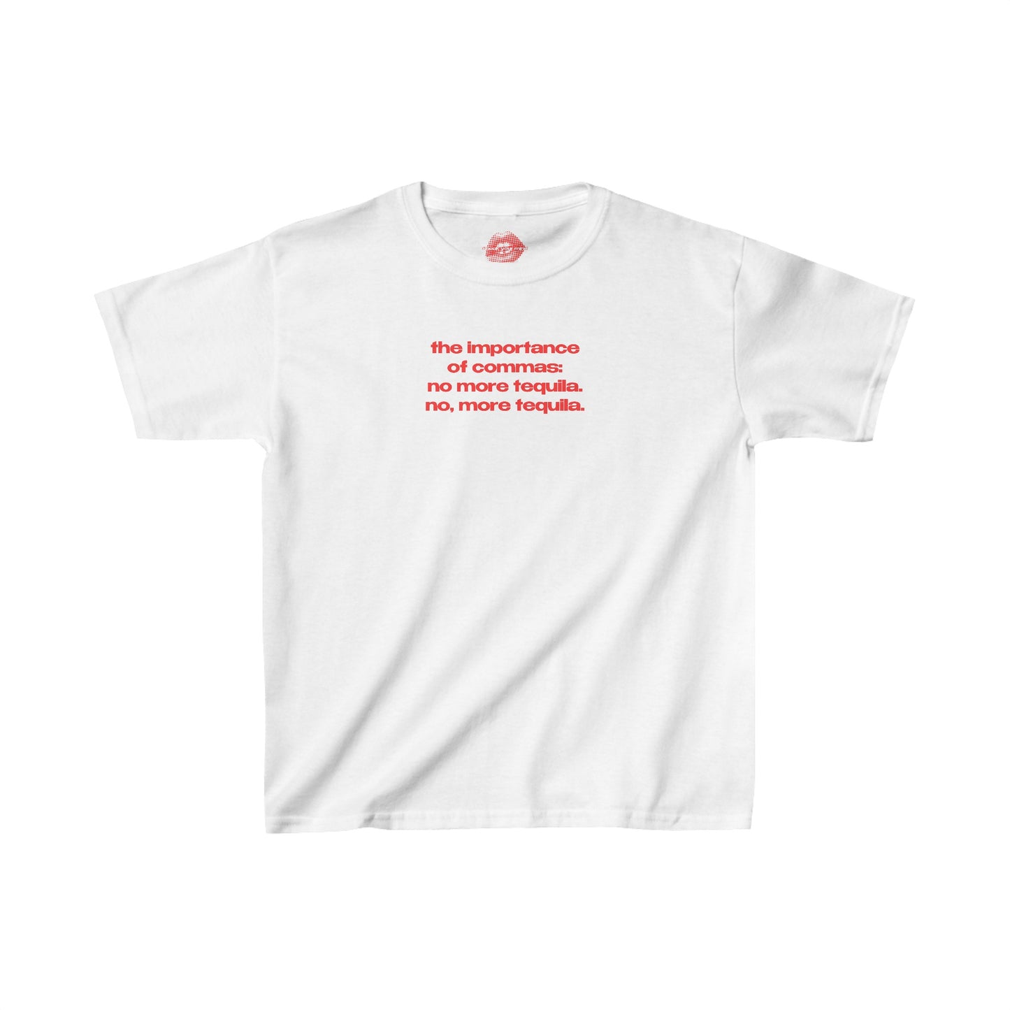 "The Importance Of Commas..." | Text Only | Baby Tee