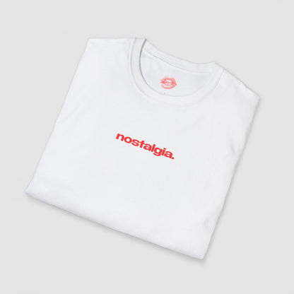 "Nostalgia." | Text Only | T-Shirt
