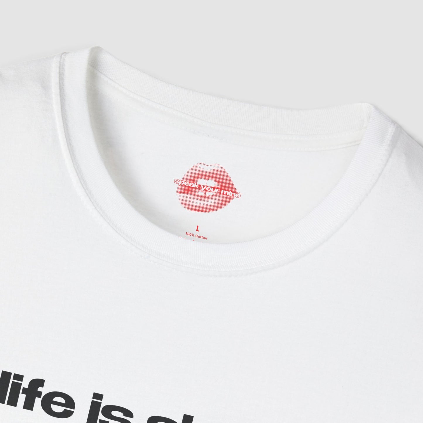 "Life Is Short, Take Risks." | Text Only | T-Shirt