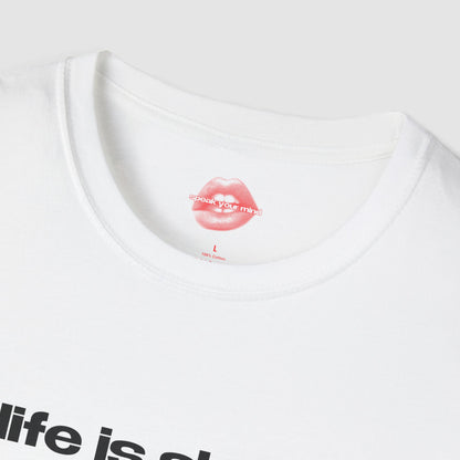 "Life Is Short, Take Risks." | Text Only | T-Shirt