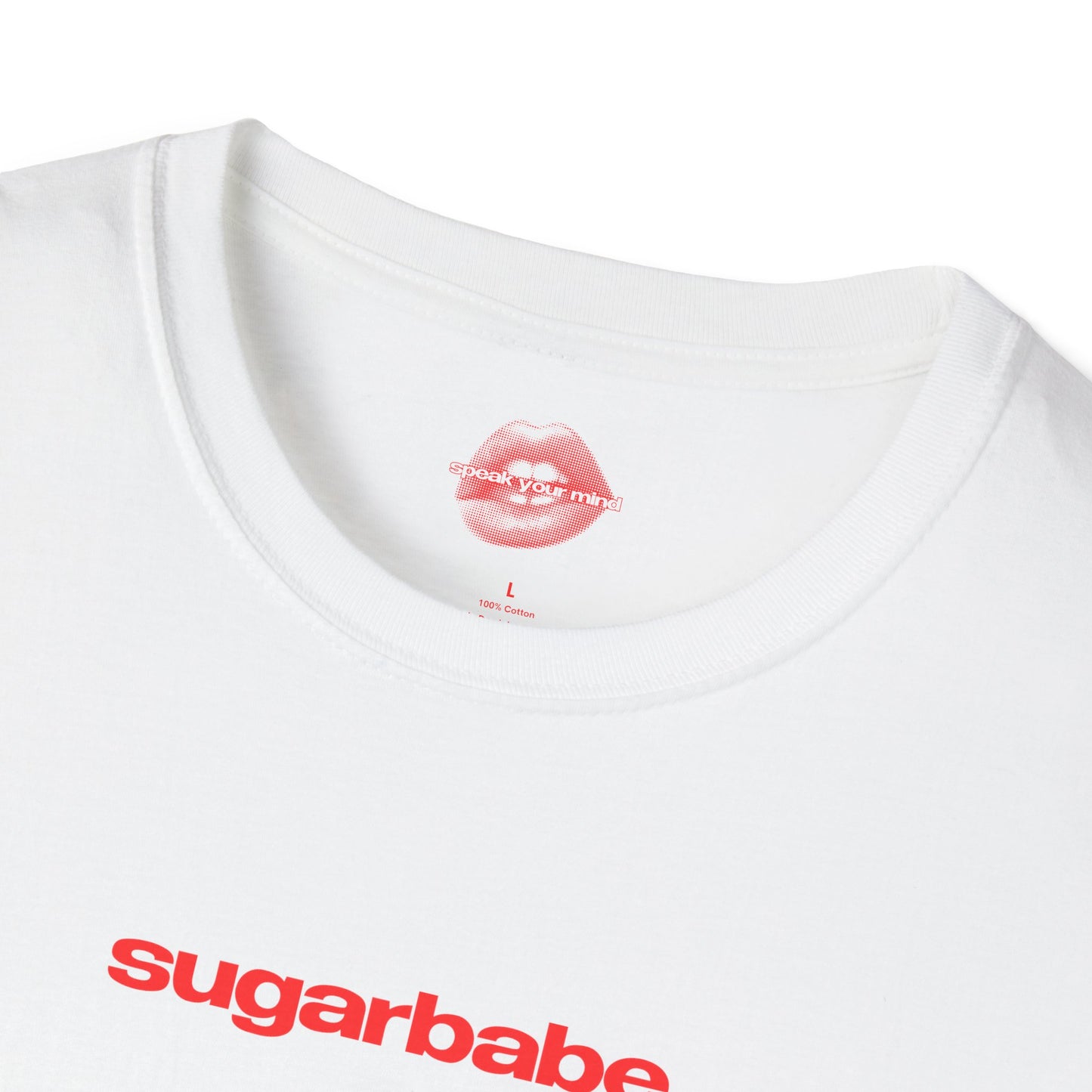 "Sugarbabe." | Text Only | T-Shirt