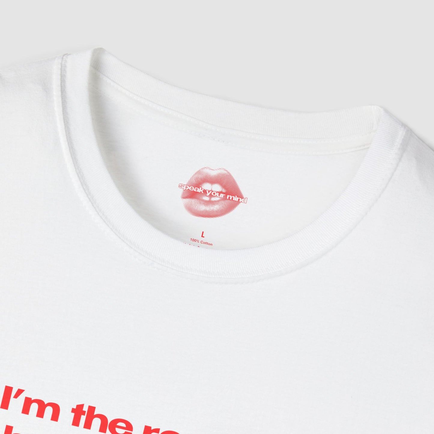 "I'm The Result Of "It Builds Character" Parenting." | Text Only | T-Shirt