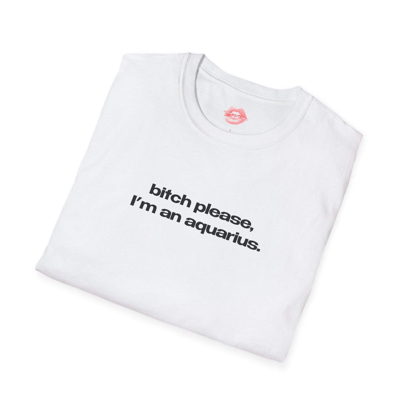 "Bitch Please, I'm An Aquarius." | Text Only | T-Shirt