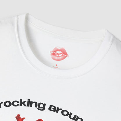 "Rocking Around The Dysfunction." | Dancing Santa | T-Shirt