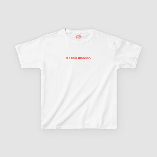 "People Pleaser." | Text Only | Baby Tee