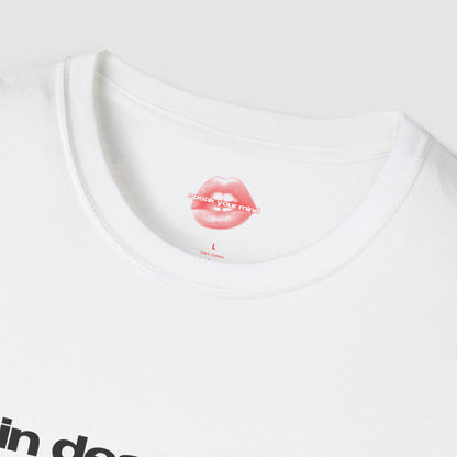 "In Desperate Need Of A Hug, And Five Months Of Sleep." | Text Only | T-Shirt