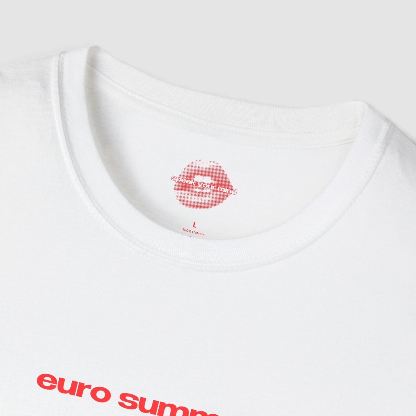 "Euro Summer." | Text Only | T-Shirt