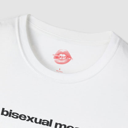 "Bisexual Mess." | Text Only | T-Shirt