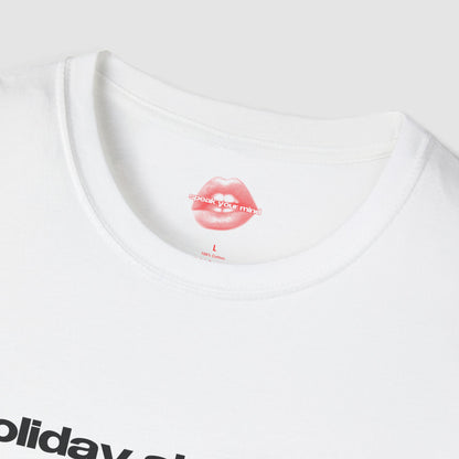 "Holiday Shopping - Survival Of The Fittest." | Text Only | T-Shirt