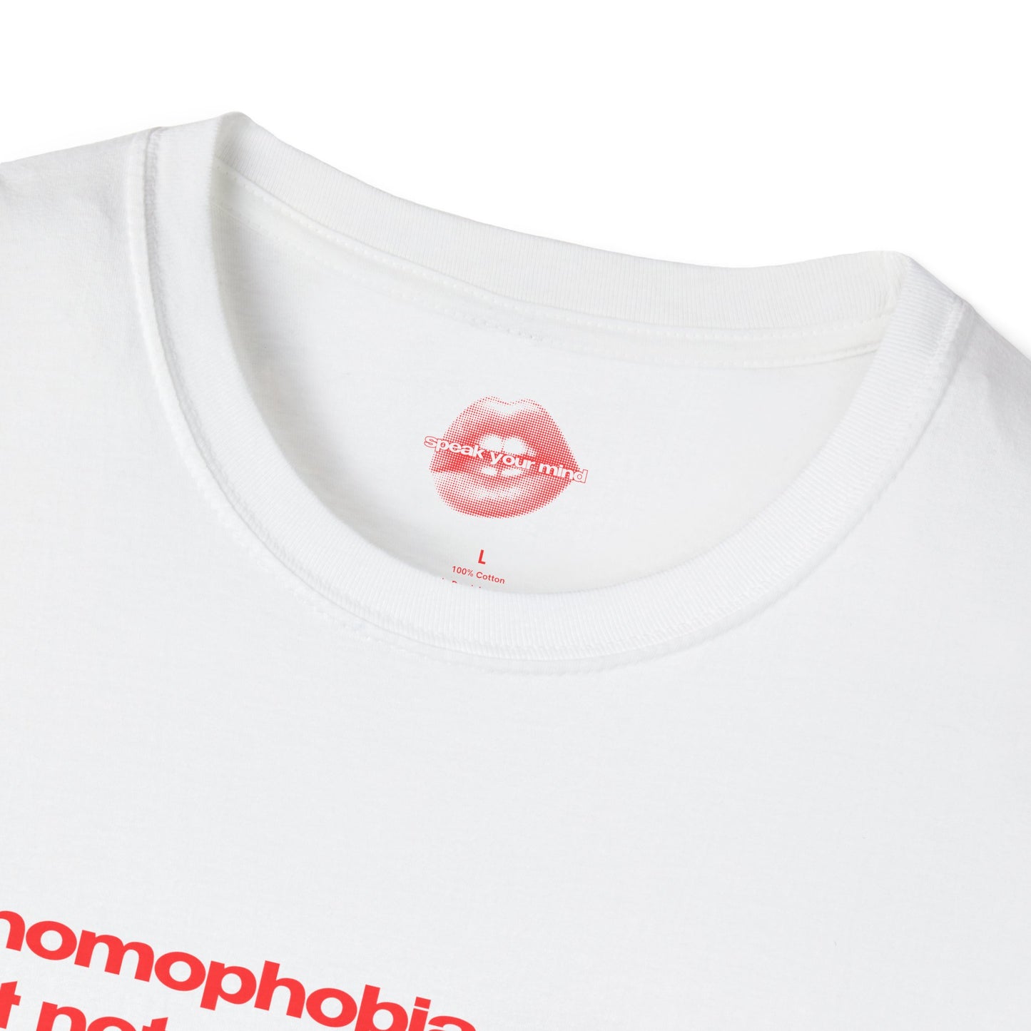 "Homophobia Sucks, But Not As Good As I Do." | Text Only | T-Shirt