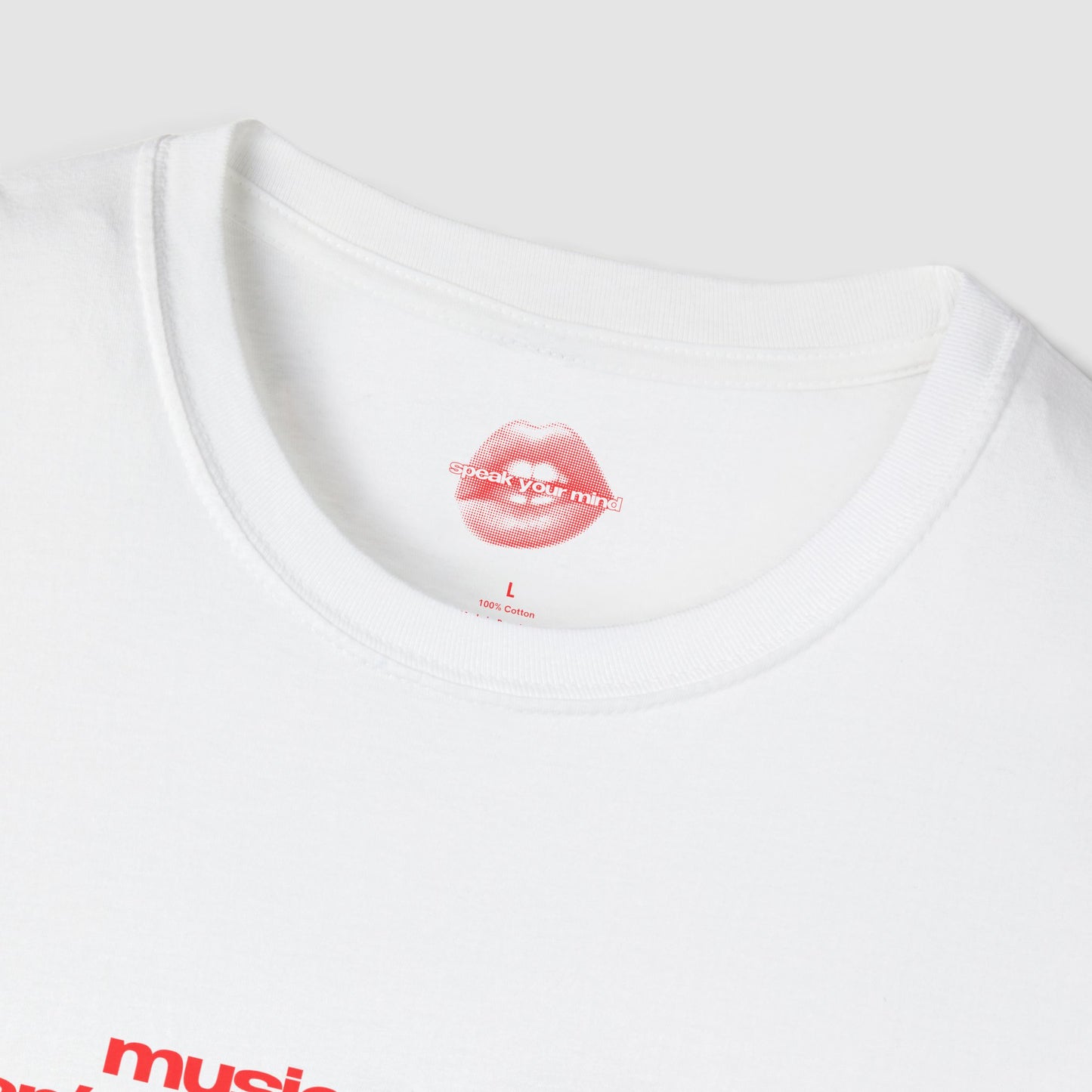 "Music So Loud I Can't Hear My Thoughts" | Text Only | T-Shirt