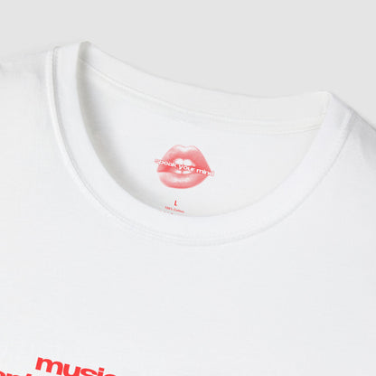 "Music So Loud I Can't Hear My Thoughts" | Text Only | T-Shirt